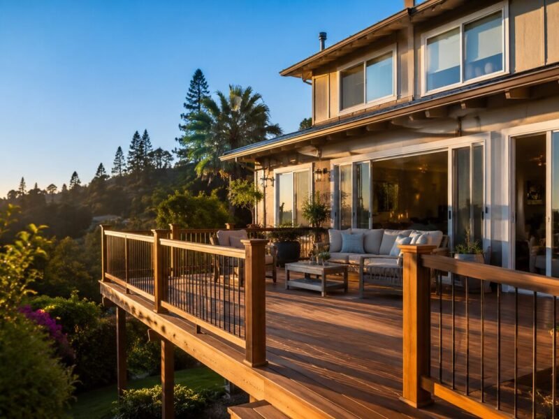 Trex Composite Deck Rebuild After a Failed Inspection — completed project in Folsom, CA