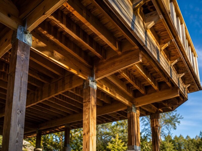 Emergency Structural Repair of a Sagging Cantilevered Balcony — condition before the repair (1)