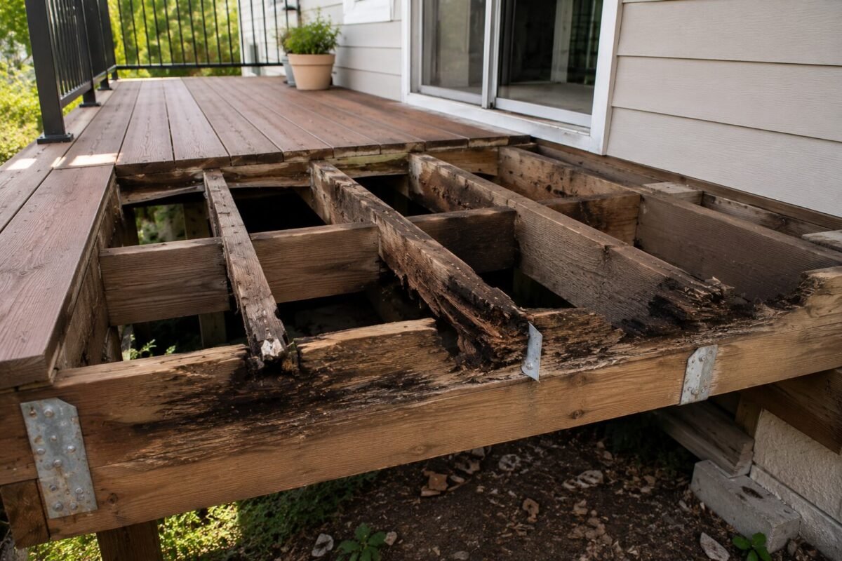 Emergency Structural Repair of a Sagging Cantilevered Balcony