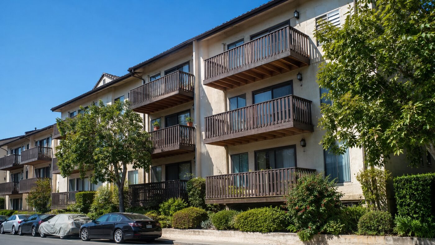 Apartment building balconies covered by California's SB 721 inspection law