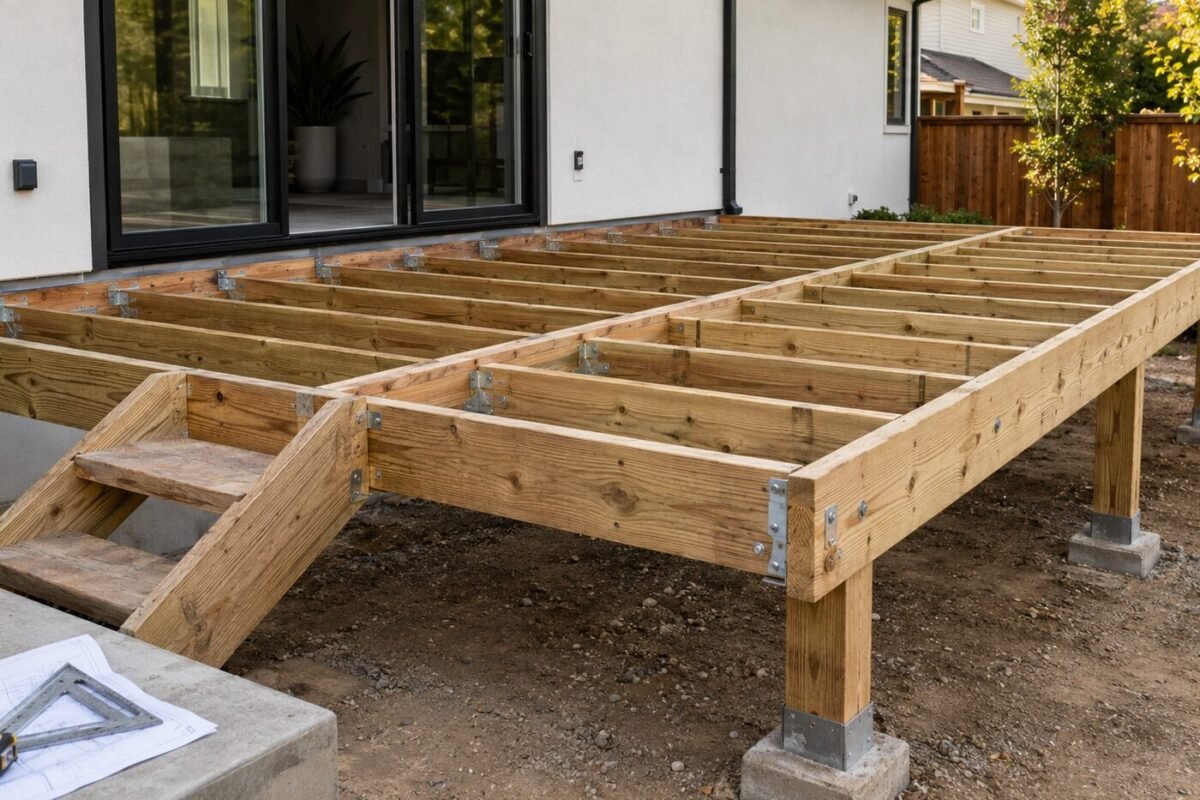 Deck Framing Code: Spans, Ledger Attachment and Connections