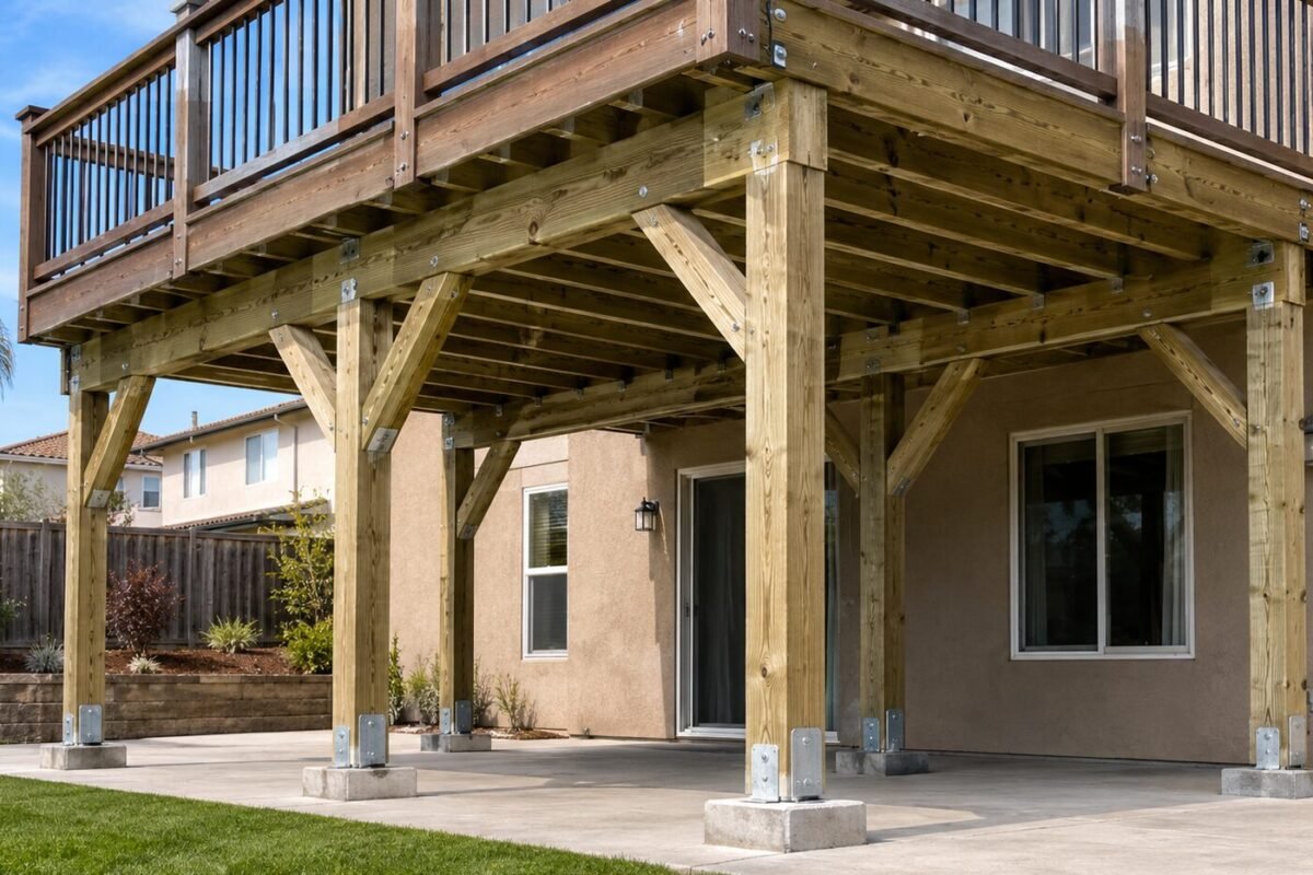 Deck Support Posts: What California Code Requires