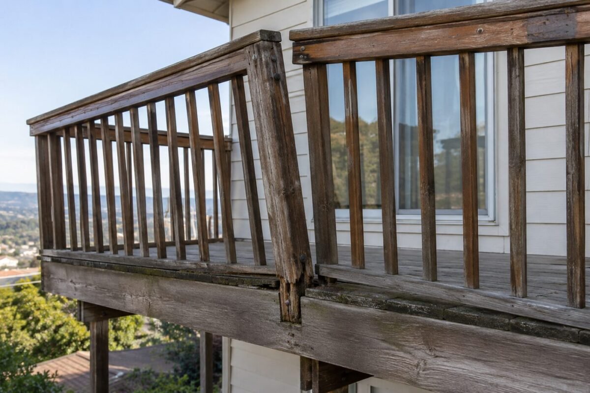 How to Fix a Loose Deck Railing?