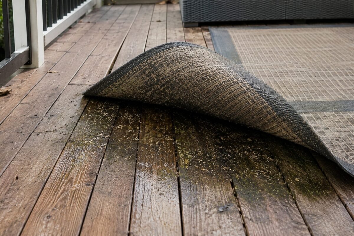 Will Outdoor Carpet Rot My Deck?